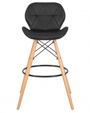 Стул барный DOBRIN BUTTERFLY BAR, ножки светлый бук, цвет чёрный в Можге - mozhga.ok-mebel.com | фото 6