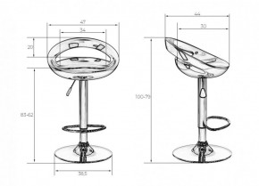 Стул барный DOBRIN DISCO LM-1010 (белый) в Можге - mozhga.ok-mebel.com | фото 2