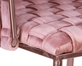 Стул барный DOBRIN EMMA ROSE GOLD, розовый велюр (VF-10) в Можге - mozhga.ok-mebel.com | фото 7