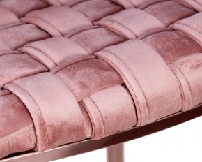 Стул барный DOBRIN EMMA ROSE GOLD, розовый велюр (VF-10) в Можге - mozhga.ok-mebel.com | фото 9