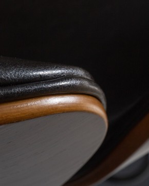 Стул барный DOBRIN JACK BLACK, цвет черный глянец PU ABD 002 в Можге - mozhga.ok-mebel.com | фото 2