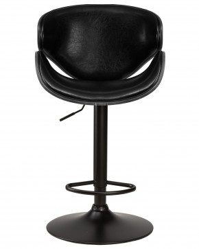Стул барный DOBRIN KARTER BLACK, коричневый орех дерево (BWW), черный PU в Можге - mozhga.ok-mebel.com | фото 6
