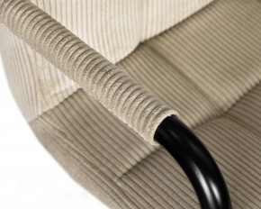 Стул барный DOBRIN KRUGER ARM BLACK, бежевый вельвет (LAR-E2041-04) в Можге - mozhga.ok-mebel.com | фото 10