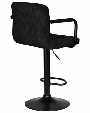 Стул барный DOBRIN KRUGER ARM BLACK, черный вельвет (LAR-E2041-52) в Можге - mozhga.ok-mebel.com | фото 4