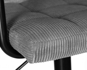 Стул барный DOBRIN KRUGER ARM BLACK, серый вельвет (LAR-E2041-25) в Можге - mozhga.ok-mebel.com | фото 7