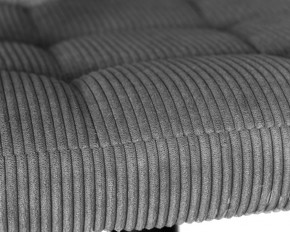 Стул барный DOBRIN KRUGER ARM BLACK, серый вельвет (LAR-E2041-25) в Можге - mozhga.ok-mebel.com | фото 8