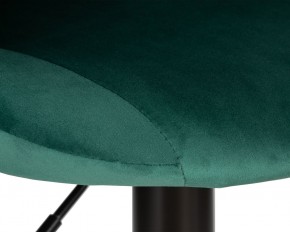 Стул барный DOBRIN LOGAN BLACK, зеленый велюр (MJ9-88) в Можге - mozhga.ok-mebel.com | фото 7