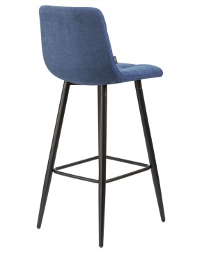 Стул барный DOBRIN NICOLE, черные матовые ножки, синяя ткань (UF860-14B) в Можге - mozhga.ok-mebel.com | фото 4
