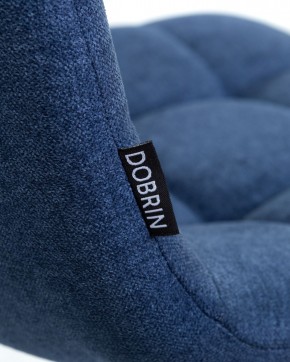 Стул барный DOBRIN NICOLE, черные матовые ножки, синяя ткань (UF860-14B) в Можге - mozhga.ok-mebel.com | фото 9