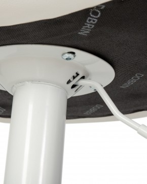 Стул барный DOBRIN TAILOR WHITE, белый PU в Можге - mozhga.ok-mebel.com | фото 7