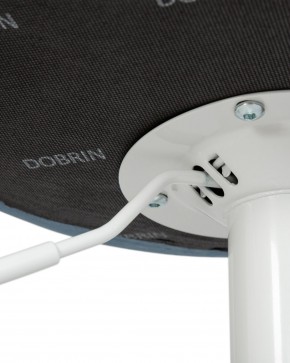 Стул барный DOBRIN TAILOR WHITE, пудрово-голубой велюр (MJ9-74) в Можге - mozhga.ok-mebel.com | фото 7