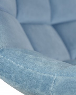 Стул барный DOBRIN TAILOR WHITE, пудрово-голубой велюр (MJ9-74) в Можге - mozhga.ok-mebel.com | фото 8