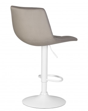 Стул барный DOBRIN TAILOR WHITE, серый велюр (MJ9-75) в Можге - mozhga.ok-mebel.com | фото 4