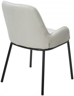 Стул BRIO CATO-01 Белый, фактурная ткань / черный каркас, ®DISAUR в Можге - mozhga.ok-mebel.com | фото 5