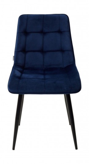 Стул CHIC BLUVEL-86 NAVY BLUE / черный каркас М-City в Можге - mozhga.ok-mebel.com | фото 5