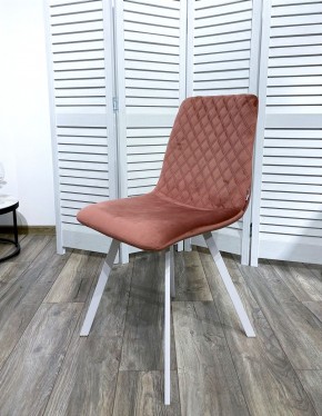 Стул DAIQUIRI BLUVEL-52 PINK / белый каркас, велюр М-City в Можге - mozhga.ok-mebel.com | фото 7