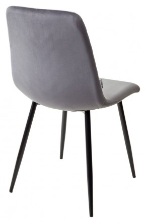 Стул DUKE BLUVEL-14 GREY, велюр / черный каркас М-City в Можге - mozhga.ok-mebel.com | фото 3