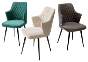 Стул HERMAN 360 град. ГРАФИТ #14, велюр / черный каркас М-City в Можге - mozhga.ok-mebel.com | фото 7