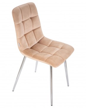 Стул обеденный DOBRIN ALEX, хром ножки, мокко велюр (V108-104),  в Можге - mozhga.ok-mebel.com | фото 10