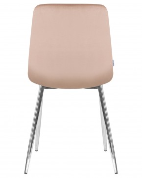 Стул обеденный DOBRIN ALEX, хром ножки, мокко велюр (V108-104),  в Можге - mozhga.ok-mebel.com | фото 5