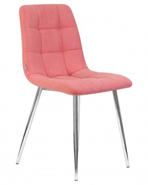 Стул обеденный DOBRIN ALEX, хром ножки, розовая ткань (UF860-05B) в Можге - mozhga.ok-mebel.com | фото 2
