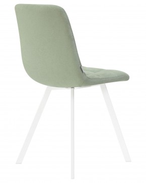 Стул обеденный DOBRIN ALEX SQUARE, белые ножки, мята ткань (UF860-11B) в Можге - mozhga.ok-mebel.com | фото 4