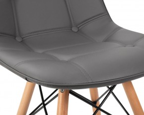 Стул обеденный DOBRIN BENNET, ножки светлый бук, серый  в Можге - mozhga.ok-mebel.com | фото 8
