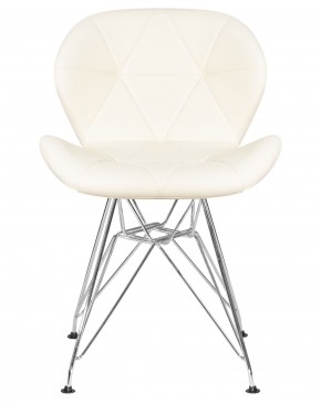 Стул обеденный DOBRIN BUTTERFLY CHROME, ножки хром, цвет кремовый в Можге - mozhga.ok-mebel.com | фото 6