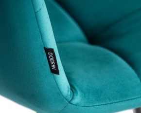 Стул обеденный DOBRIN CHILLY, Морской волны Holland 56, основание черное в Можге - mozhga.ok-mebel.com | фото 9