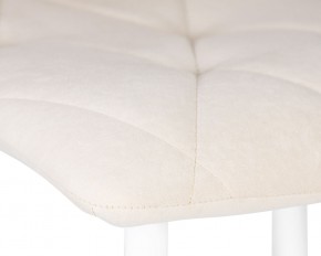 Стул обеденный DOBRIN CHILLY ROMBO, Бежевый Simple 44, основание белое в Можге - mozhga.ok-mebel.com | фото 7