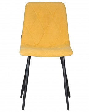 Стул обеденный DOBRIN CHILLY ROMBO, Горчичный Simple 15, основание черное в Можге - mozhga.ok-mebel.com | фото 6