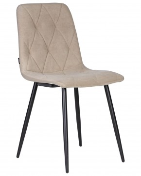 Стул обеденный DOBRIN CHILLY ROMBO, Капучино Simple 05, основание черное в Можге - mozhga.ok-mebel.com | фото