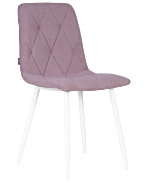 Стул обеденный DOBRIN CHILLY ROMBO, Лавандовый Simple 48, основание белый в Можге - mozhga.ok-mebel.com | фото
