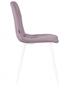 Стул обеденный DOBRIN CHILLY ROMBO, Лавандовый Simple 48, основание белый в Можге - mozhga.ok-mebel.com | фото 3