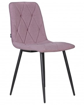 Стул обеденный DOBRIN CHILLY ROMBO, Лавандовый Simple 48, основание черное в Можге - mozhga.ok-mebel.com | фото 2