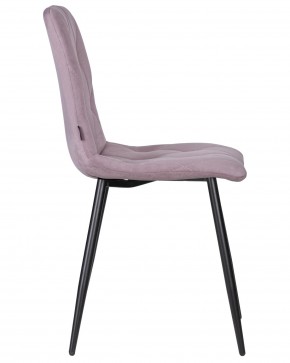 Стул обеденный DOBRIN CHILLY ROMBO, Лавандовый Simple 48, основание черное в Можге - mozhga.ok-mebel.com | фото 3