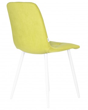 Стул обеденный DOBRIN CHILLY ROMBO, Лайм Simple 14, основание белый в Можге - mozhga.ok-mebel.com | фото 4