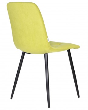 Стул обеденный DOBRIN CHILLY ROMBO, Лайм Simple 14, основание черное в Можге - mozhga.ok-mebel.com | фото 4