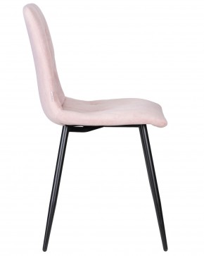 Стул обеденный DOBRIN CHILLY ROMBO, Розовый Simple 03, основание черное в Можге - mozhga.ok-mebel.com | фото 3