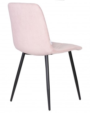 Стул обеденный DOBRIN CHILLY ROMBO, Розовый Simple 03, основание черное в Можге - mozhga.ok-mebel.com | фото 4