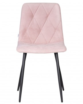 Стул обеденный DOBRIN CHILLY ROMBO, Розовый Simple 03, основание черное в Можге - mozhga.ok-mebel.com | фото 6