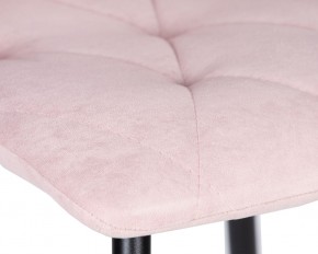 Стул обеденный DOBRIN CHILLY ROMBO, Розовый Simple 03, основание черное в Можге - mozhga.ok-mebel.com | фото 7