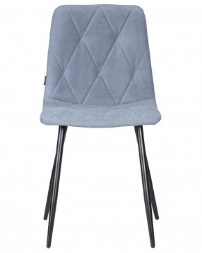 Стул обеденный DOBRIN CHILLY ROMBO, Серо-голубой Simple 26, основание черное в Можге - mozhga.ok-mebel.com | фото 6