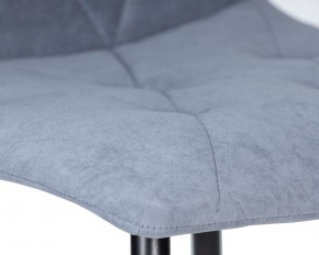 Стул обеденный DOBRIN CHILLY ROMBO, Серо-голубой Simple 26, основание черное в Можге - mozhga.ok-mebel.com | фото 9