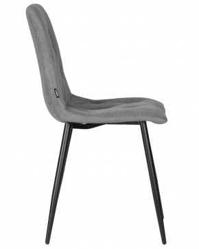 Стул обеденный DOBRIN CHILLY ROMBO, Серый Simple 33, основание черное в Можге - mozhga.ok-mebel.com | фото 3