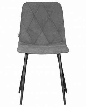 Стул обеденный DOBRIN CHILLY ROMBO, Серый Simple 33, основание черное в Можге - mozhga.ok-mebel.com | фото 6