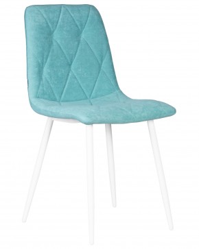 Стул обеденный DOBRIN CHILLY ROMBO, Тиффани Simple 51, основание белый в Можге - mozhga.ok-mebel.com | фото
