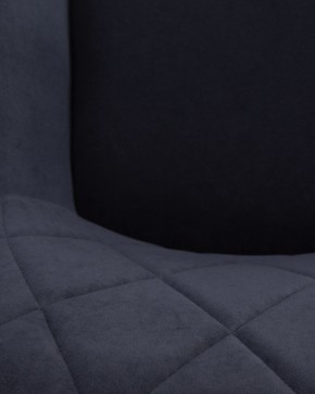 Стул обеденный DOBRIN ROBY, ЭМАЛЬ ЧЕРНЫЙ МУАР велюр Catania Dark Blue в Можге - mozhga.ok-mebel.com | фото 11