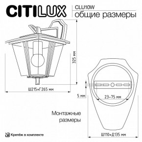Светильник на штанге Citilux FORTS CLU10W в Можге - mozhga.ok-mebel.com | фото 9