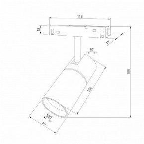 Светильник на штанге Elektrostandard Slim Magnetic a069471 в Можге - mozhga.ok-mebel.com | фото 4